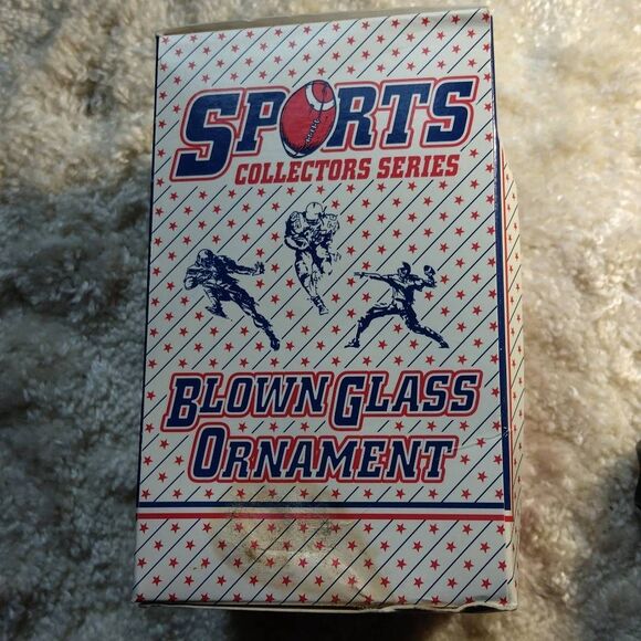 NFL New England Patriots Blown Glass Ornament NWT - Picture 13 of 15